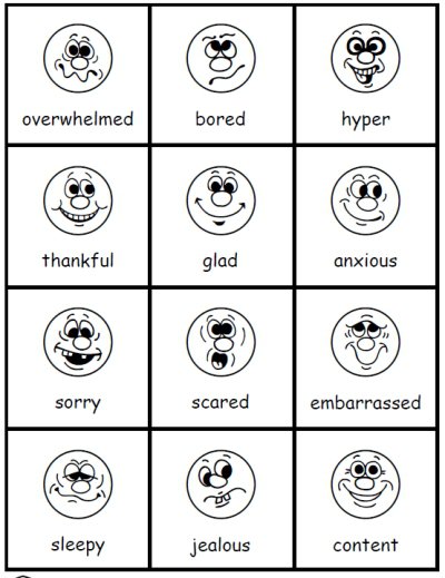 Inner thoughts Worksheets For Children No cost Printable photo regarding Free Printable Pictures of Emotions called Thoughts Worksheets For Small children Absolutely free Printable