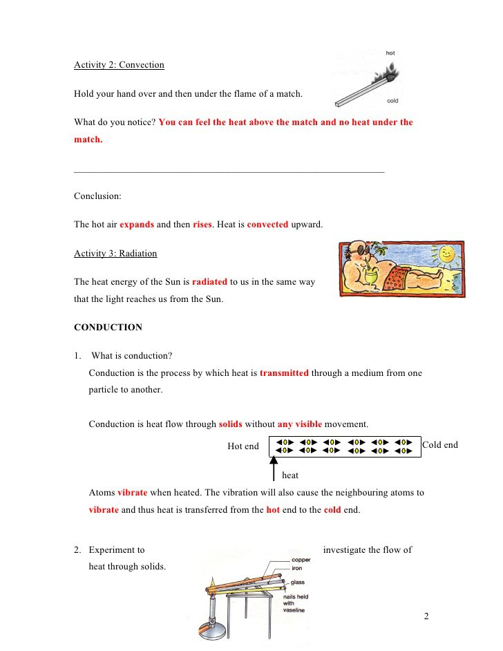 Worksheet Methods Of Heat Transfer Answers - best worksheet