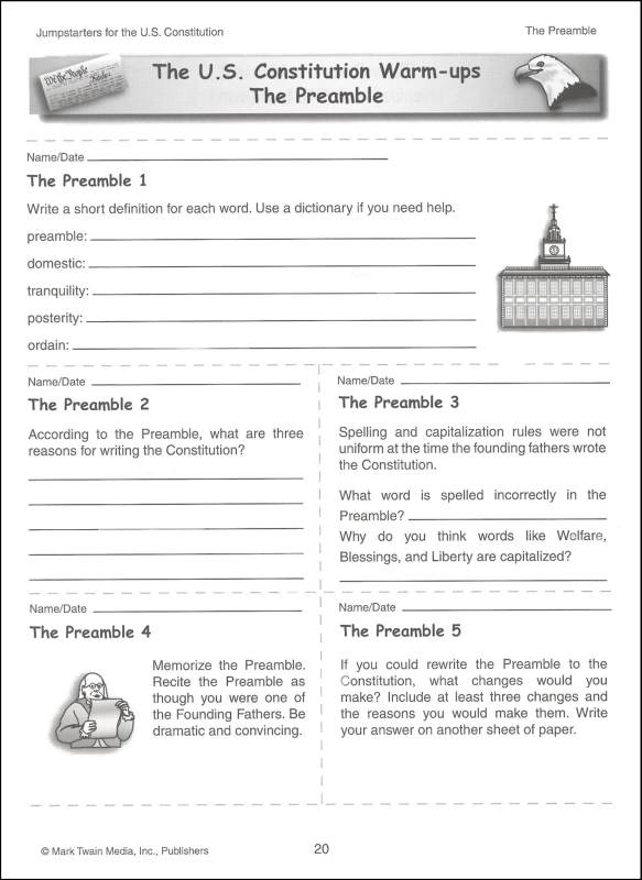 Amending The Constitution Worksheet Free Worksheets Library