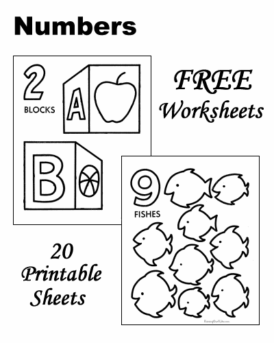 Classy Learning Printables For Toddlers Number Worksheets