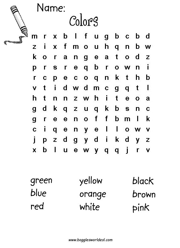 Color Worksheets