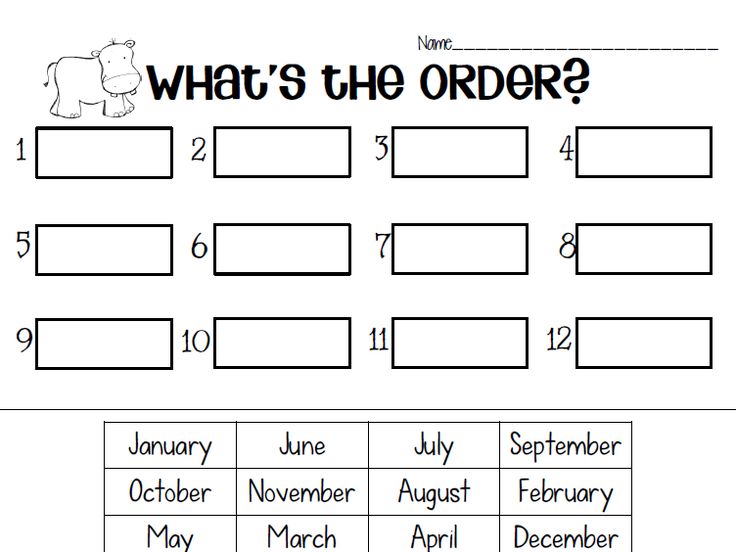 Common Worksheets Â» Month Of The Year Worksheets