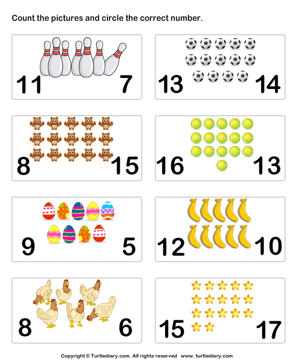Counting 11 20 Worksheets Free Worksheets Library