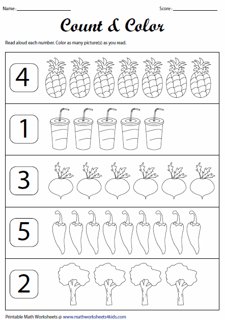 Counting Worksheets