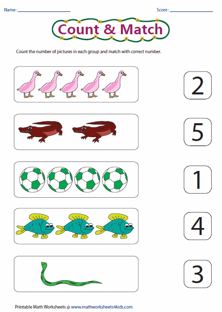 Counting Worksheets