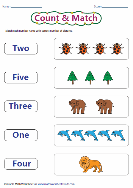 Counting Worksheets