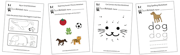 Daycare Worksheets