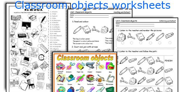 English Teaching Worksheets  Classroom Objects