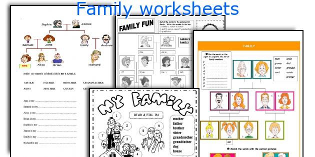 English Teaching Worksheets  Family