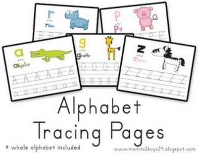 Free Printable Alphabet Worksheets   Preschool Items