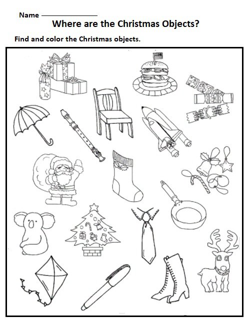 Free Printable Christmas Worksheets For Kids