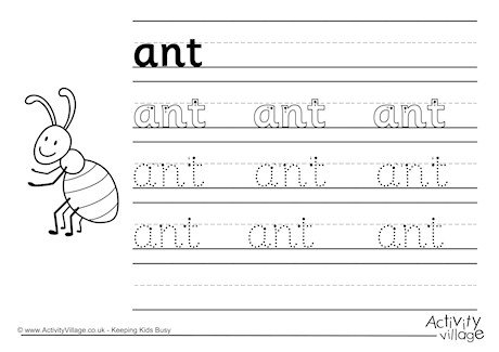 Handwriting Worksheet