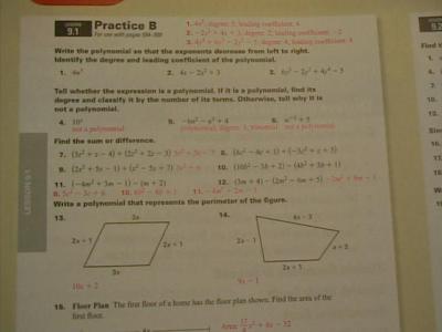 Holt Homework Help Algebra 1