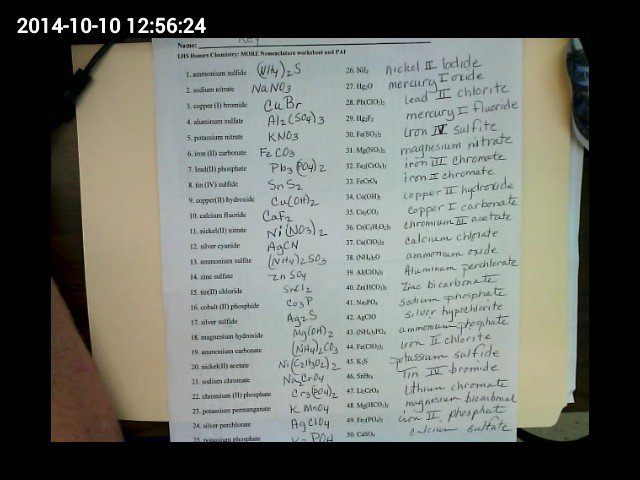 Honors Chem
