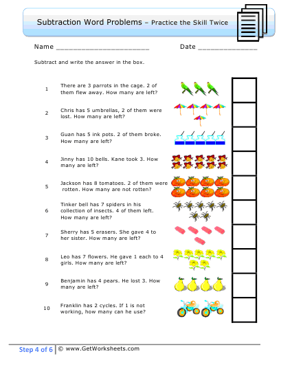 Kindergarten Step 4 Example