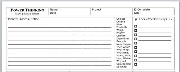 Learning Strategy 26  Power Thinking