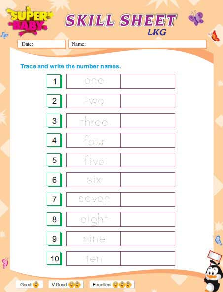 Lkg Worksheets Free Download