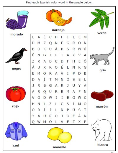 Los Colores Worksheet Free Worksheets Library