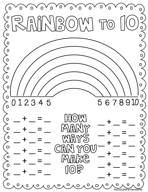 Make 10 Worksheets Free Worksheets Library