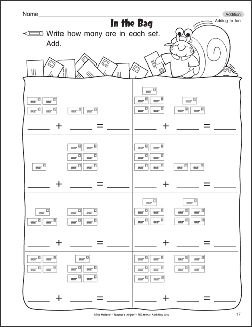 Math Worksheets For Kindergarteners