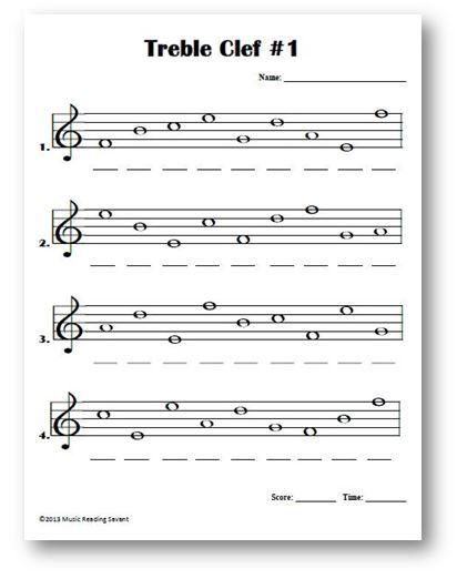 Music Notes Worksheets For Kids