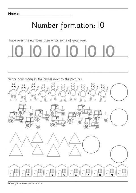 Number Worksheets And Printables For Primary School