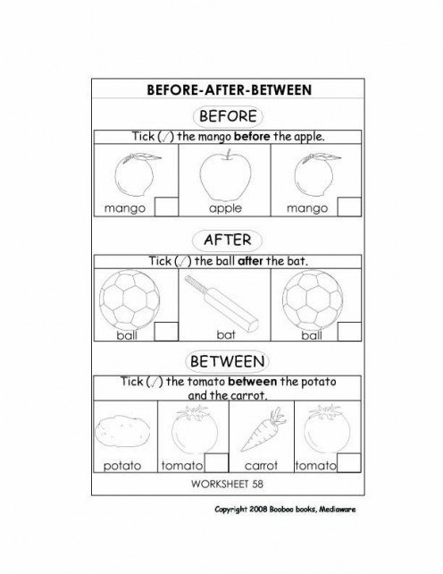 Printable Kindergarten Worksheets