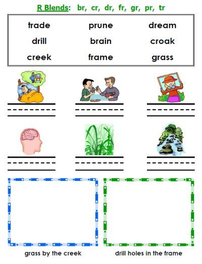 R Blends Worksheet Free Worksheets Library