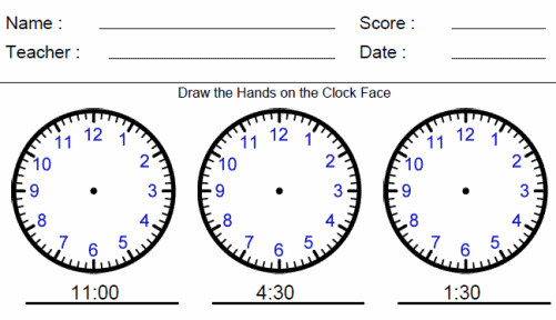 Tell And Write Time