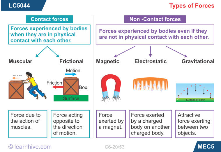 Types Of Forces Worksheet Free Worksheets Library