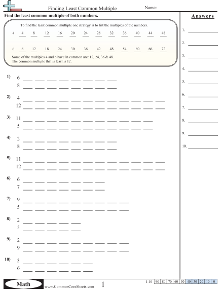 Worksheet