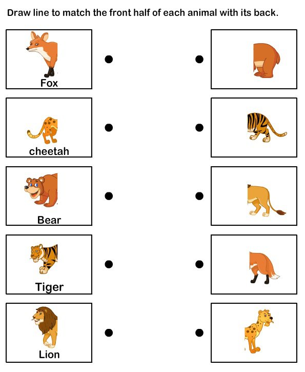 Zoo Animals Preschool Worksheets Free  Zoo  Best Free Printable