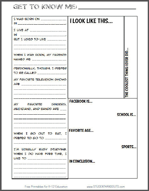 Activity Worksheets For Middle School Free Worksheets Library
