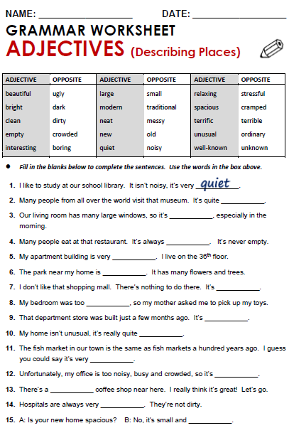 Adjectives And Adverbs