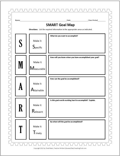Best 25+ Smart Goals Worksheet Ideas On Free Worksheets Samples