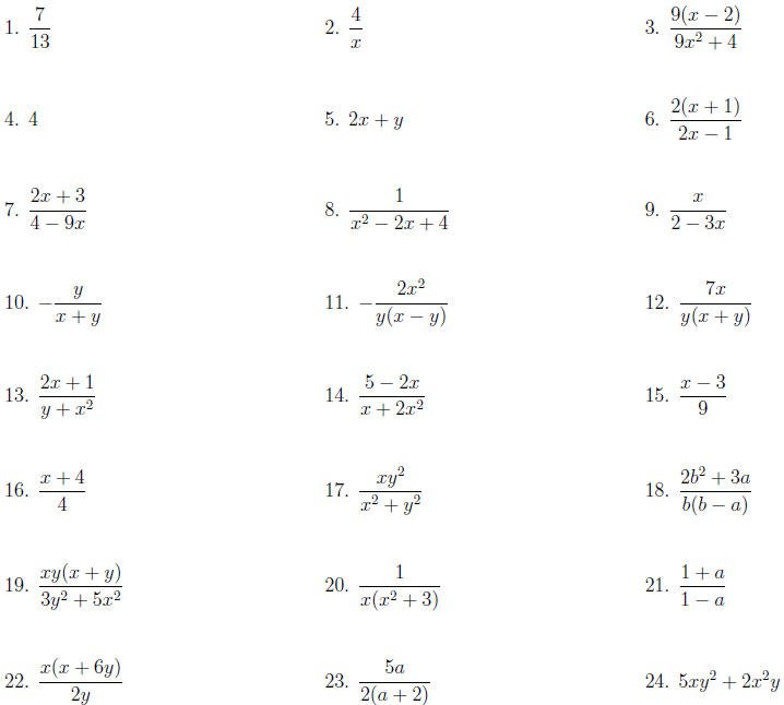 Complex Fractions Worksheets Free Worksheets Library