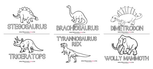 Dinosaur Worksheets Preschool Free Worksheets Library