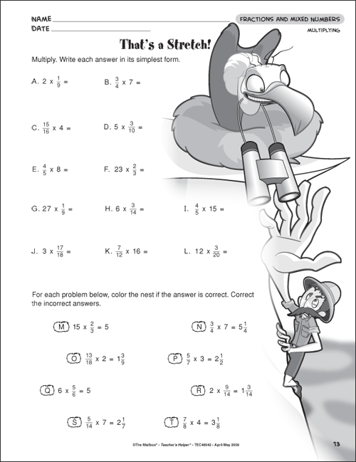 Free Fifth Grade Math Worksheets   Kelpies