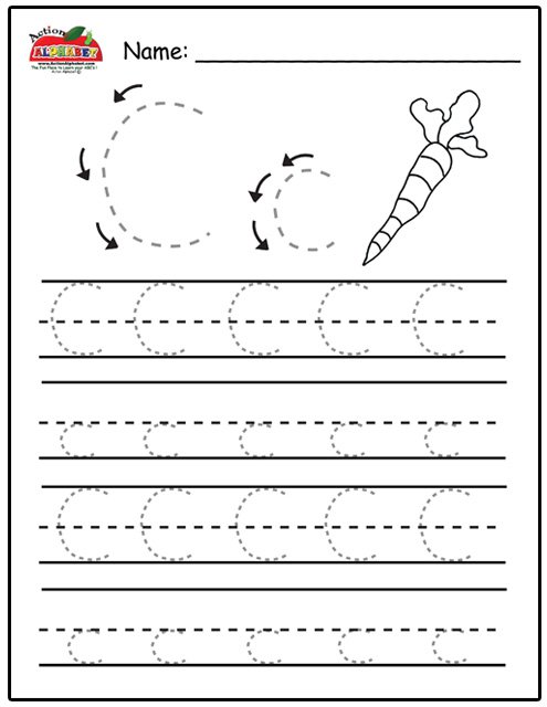 Free Prinatble Aphabet Pages ~preschool Alphabet Letters Trace