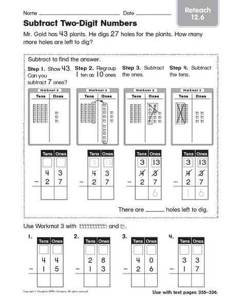 Free Worksheets Â» Place Value Mab Worksheets