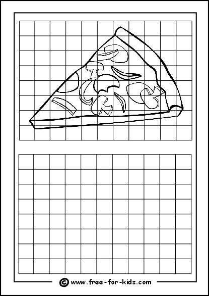 Grid Drawing Worksheets With Pictures For Drawing Practice