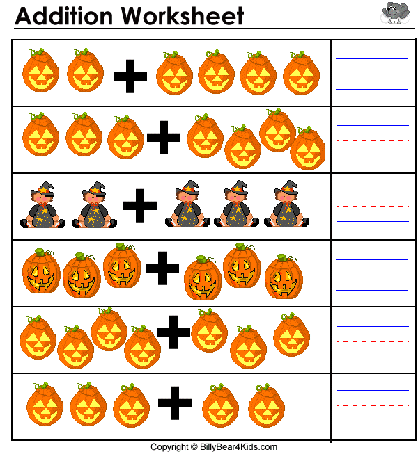 Halloween Math Worksheets Free Worksheets Library