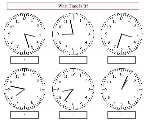 Interactive Clock Resources And Worksheets For Teaching Time