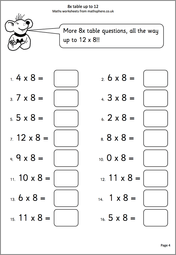 Math Worksheet For Grade 3 Free Worksheets Library