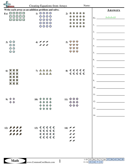 Multiplication Worksheets