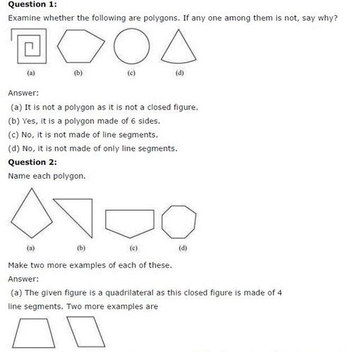 Ncert Solutions For Class 6 Maths Understanding Elementary Shapes