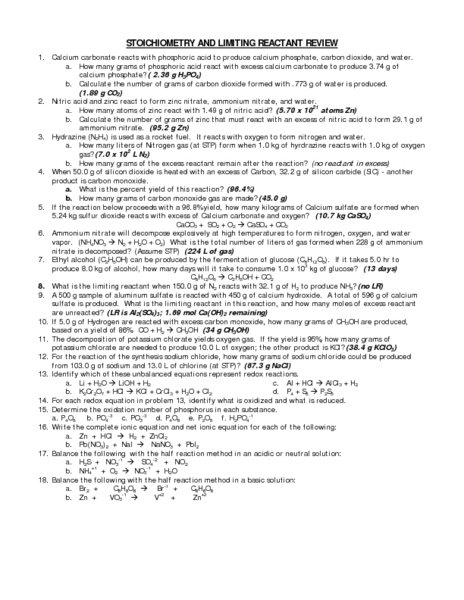 Percent Yield Worksheet Answers Free Worksheets Library