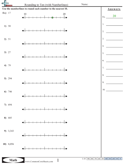 Rounding Worksheets