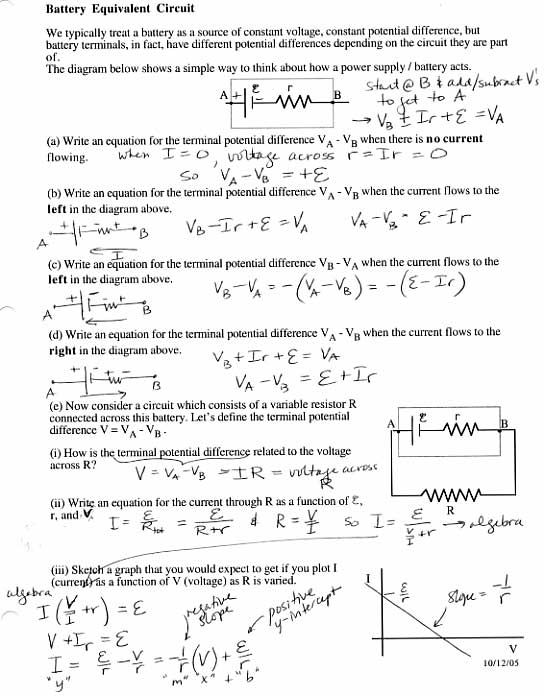 Series Circuits Worksheet Free Worksheets Library