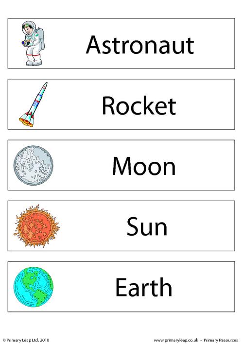 Solar System Free Worksheets